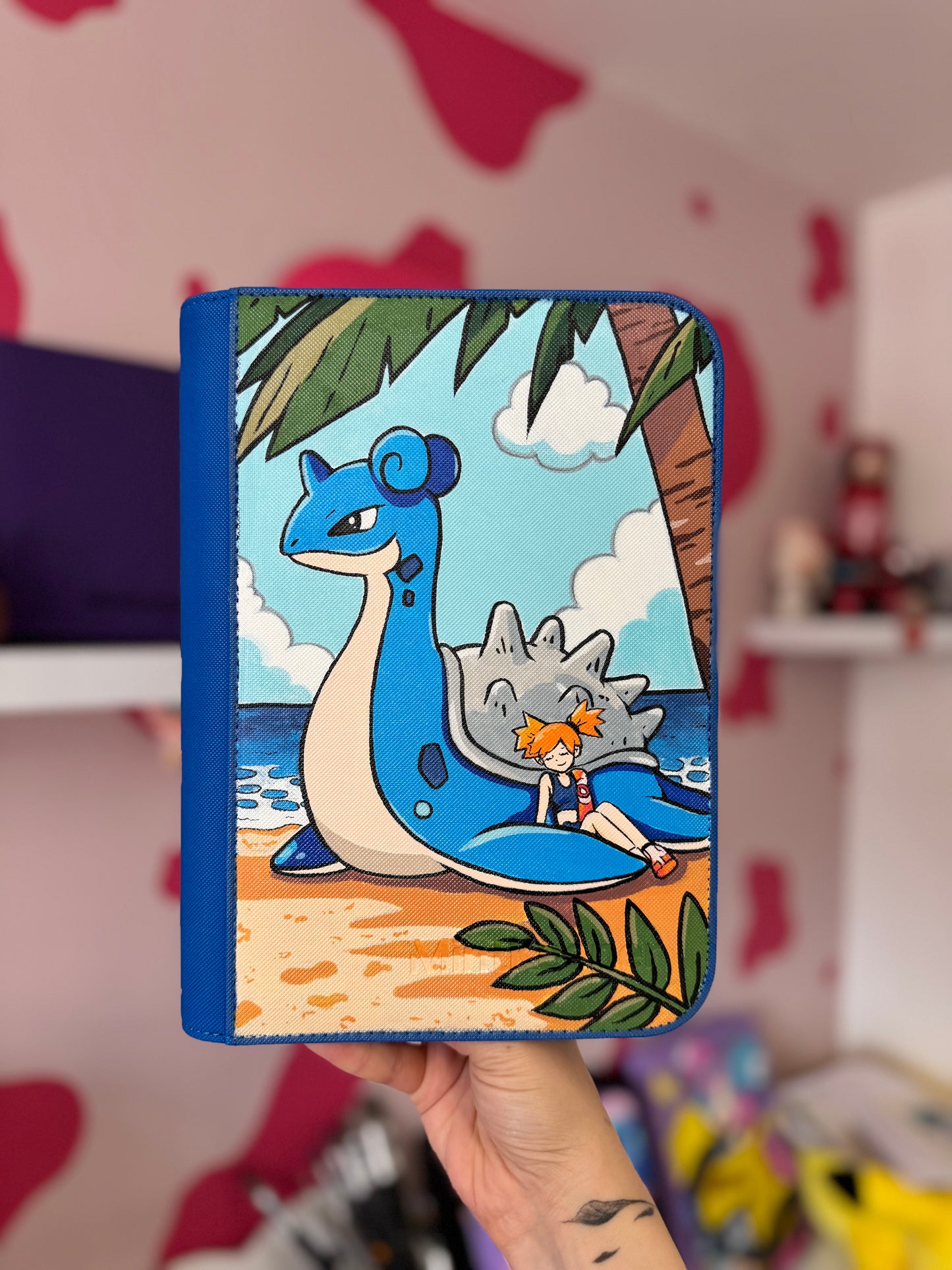 Hand Painted Custom Binder - 4 pocket vault x