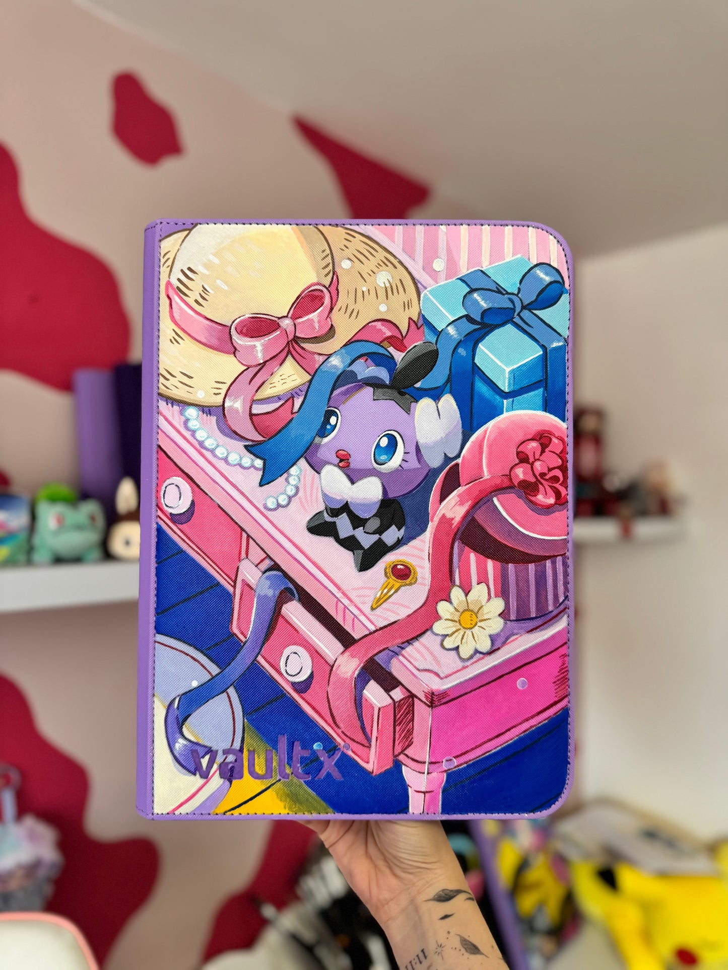 Hand Painted Custom Binder - 9 pocket vault x