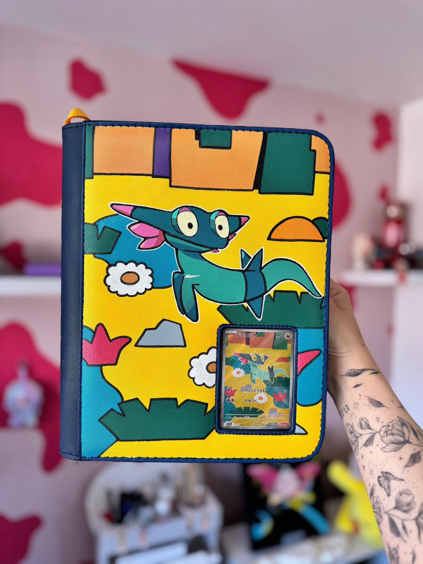 Hand Painted Custom Binder -top loader
